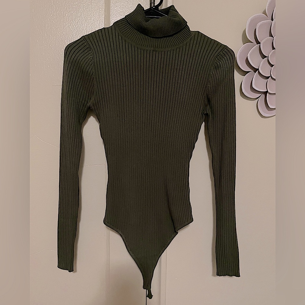 Turtleneck bodysuit